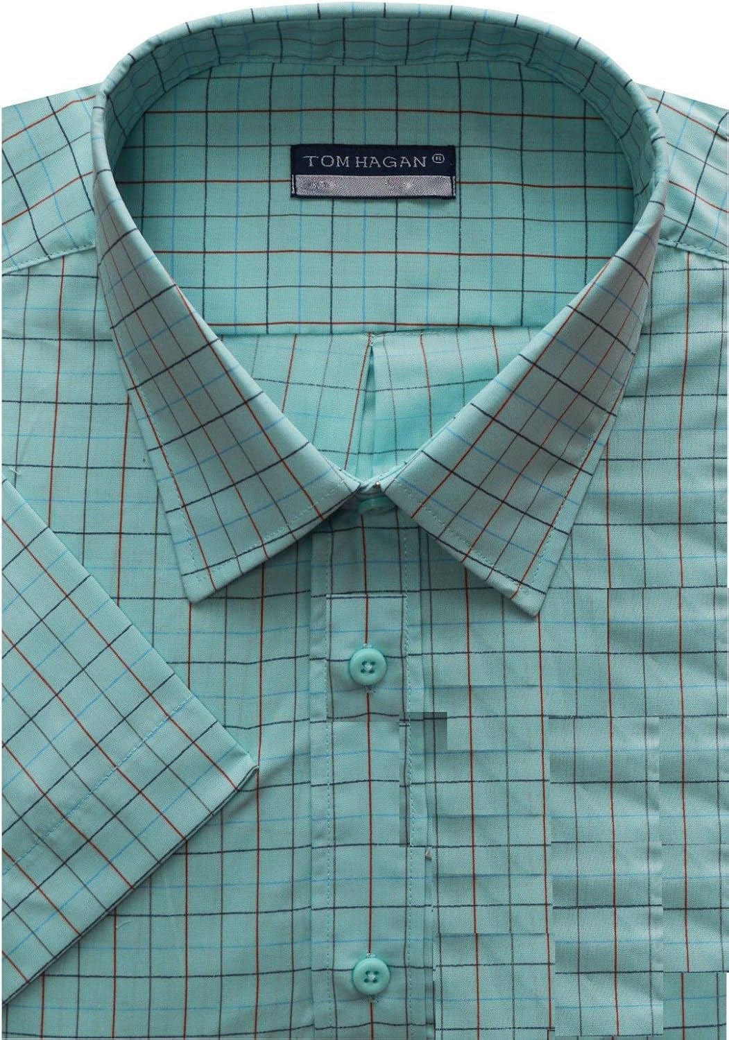 Tom Hagan Mens Formal Shirts Big Sizes 3XL 4 XL 5XL 6XL Short Sleeve