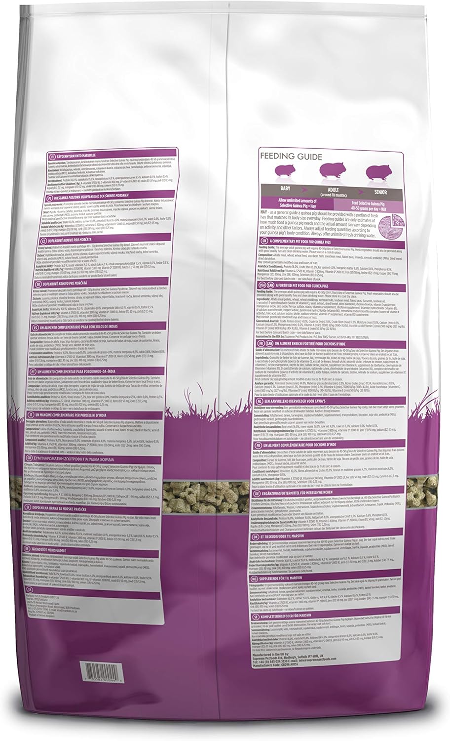 Supreme Science Selective Guinea Pig Food 10kg, Brown, 10 kg (Pack of 1) - Image 3