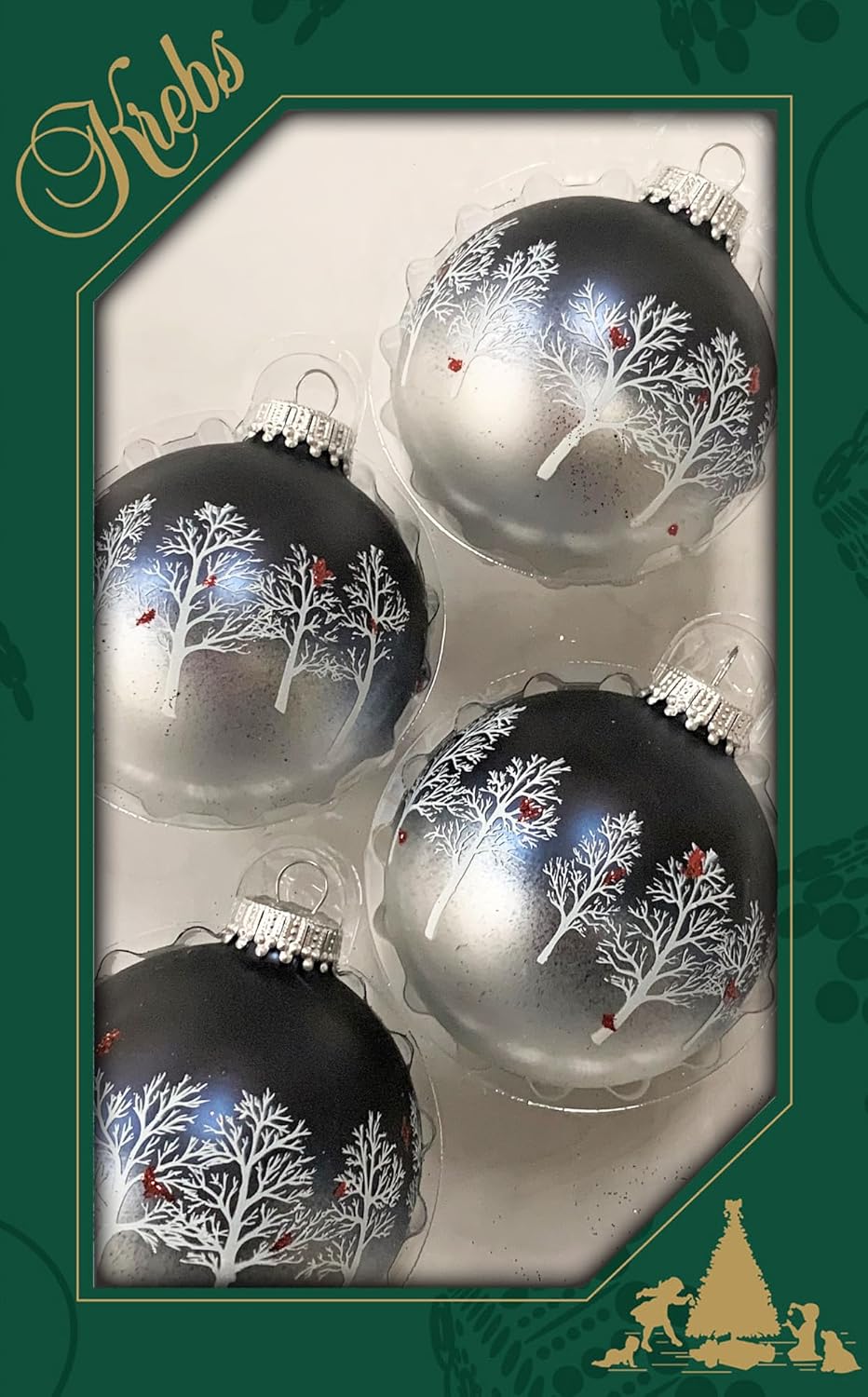 Ornaments - Glass Christmas Tree Ornaments - 67mm/2.625