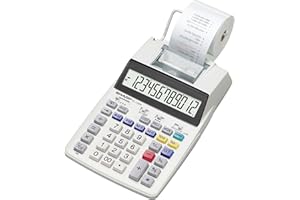 Sharp SH-EL1750V Printing Calculator, Black/Red