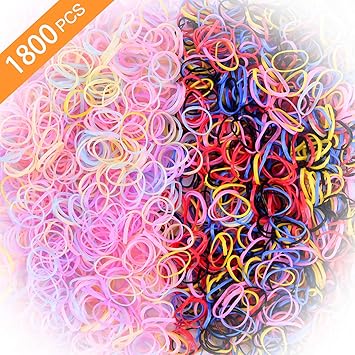 Amazon Com Toddlers Hair Ties For Kids Girls Baby Elastic Mini