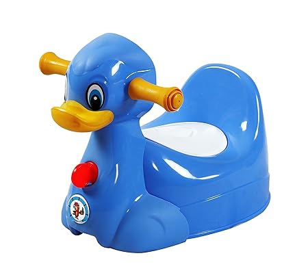Sunbaby Squeaky Duck Potty Trainer (Blue)