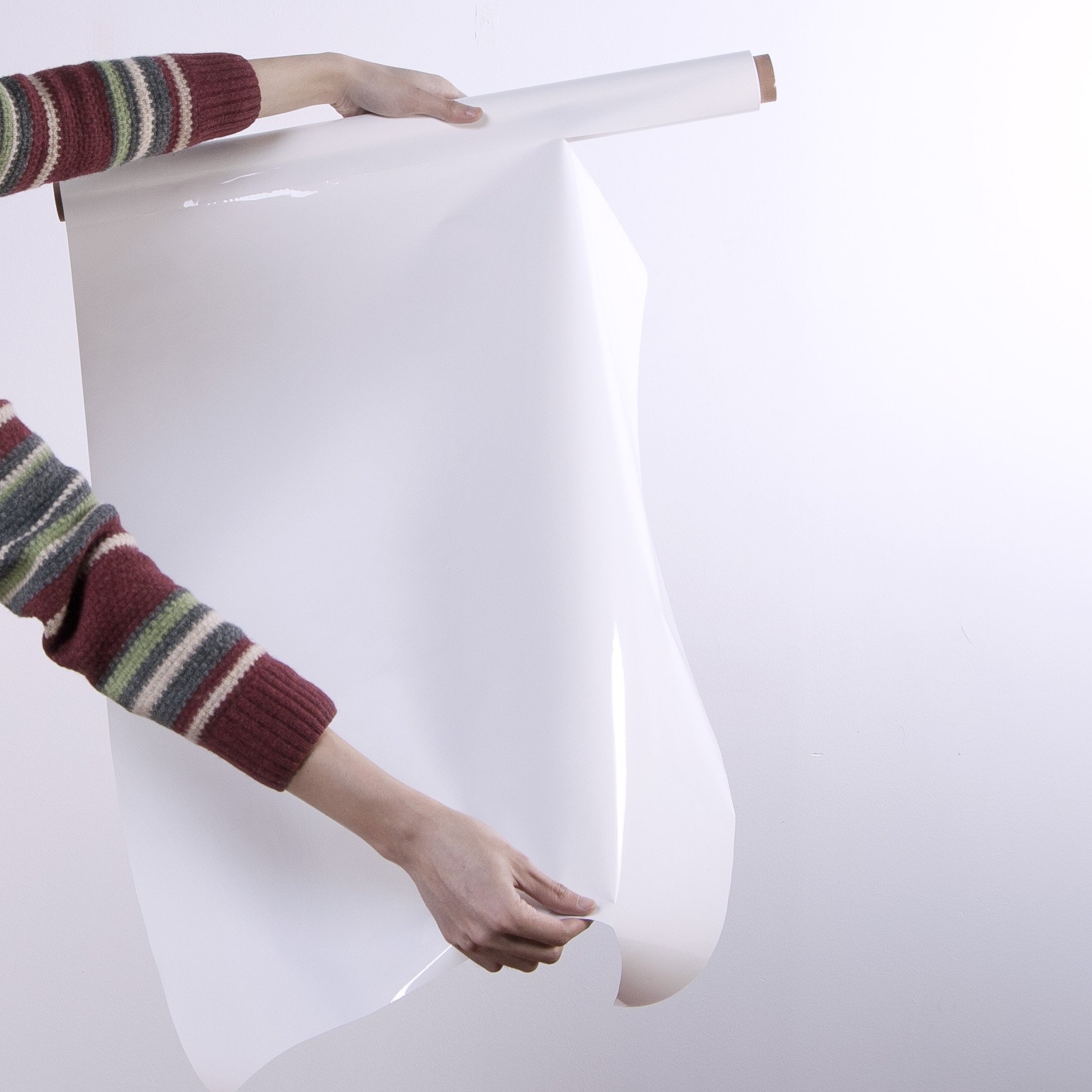 Smarter Surfaces Whiteboard Sheets (20 Wall Stickers) Removable Disposable Multi-use Perforated Dry Erase Sheets | Flipchart Paper (White)