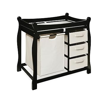 changing table with hamper and drawers