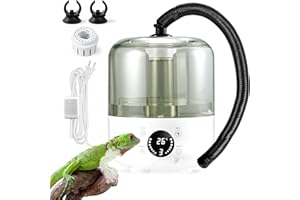 MALLMALL6 Reptile Fogger with Constant Humidity Controller & Timing, 3L Top-Fill Terrarium Humidifier with Humidistat, Smart Touch Screen Adjustable Fogger Mister Tank for Reptiles Amphibians Herps