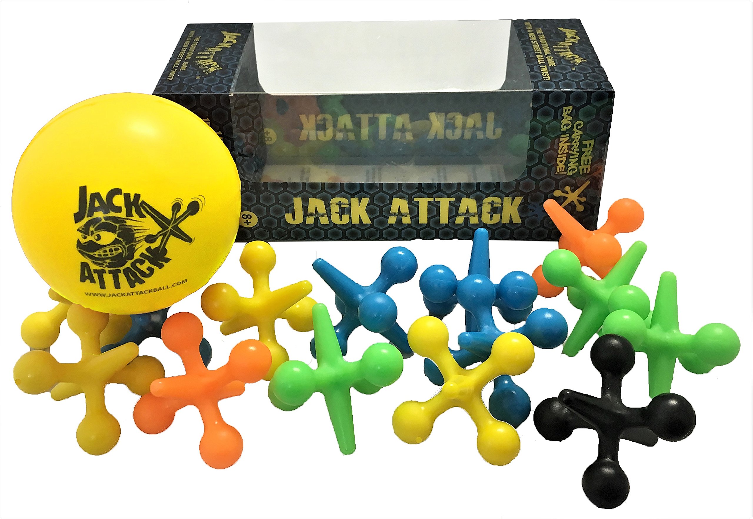 Buy Jack Attack Big Jacks Game Set 15 Jacks 1 Ball and a Bag Play Your