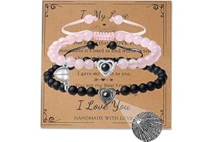 XIANNVXI Couples Bracelets His And Her Matching Bracelets For Couples 100 Languages I Love You Gifts Bracelets Jewelry
