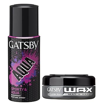 Buy Gatsby Hair Wax Mat And Hard Black 75g With Aqua Deodorant