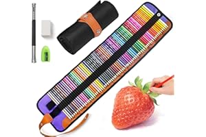 Ugmic 72 Coloring Pencils Set - Coloured Pencils for Adults Professional Colour Mixing Painting and Sketches, Soft Wax-Based 