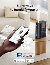 Dreo 6L Smart Humidifier AI App Alexa Cool Warm Mist Humidifier view 5