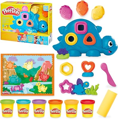 Starters Dino des Formes et Couleurs, Pâte à Modeler, Activité Manuelle, Activité Manuelle, Dès 3 Ans