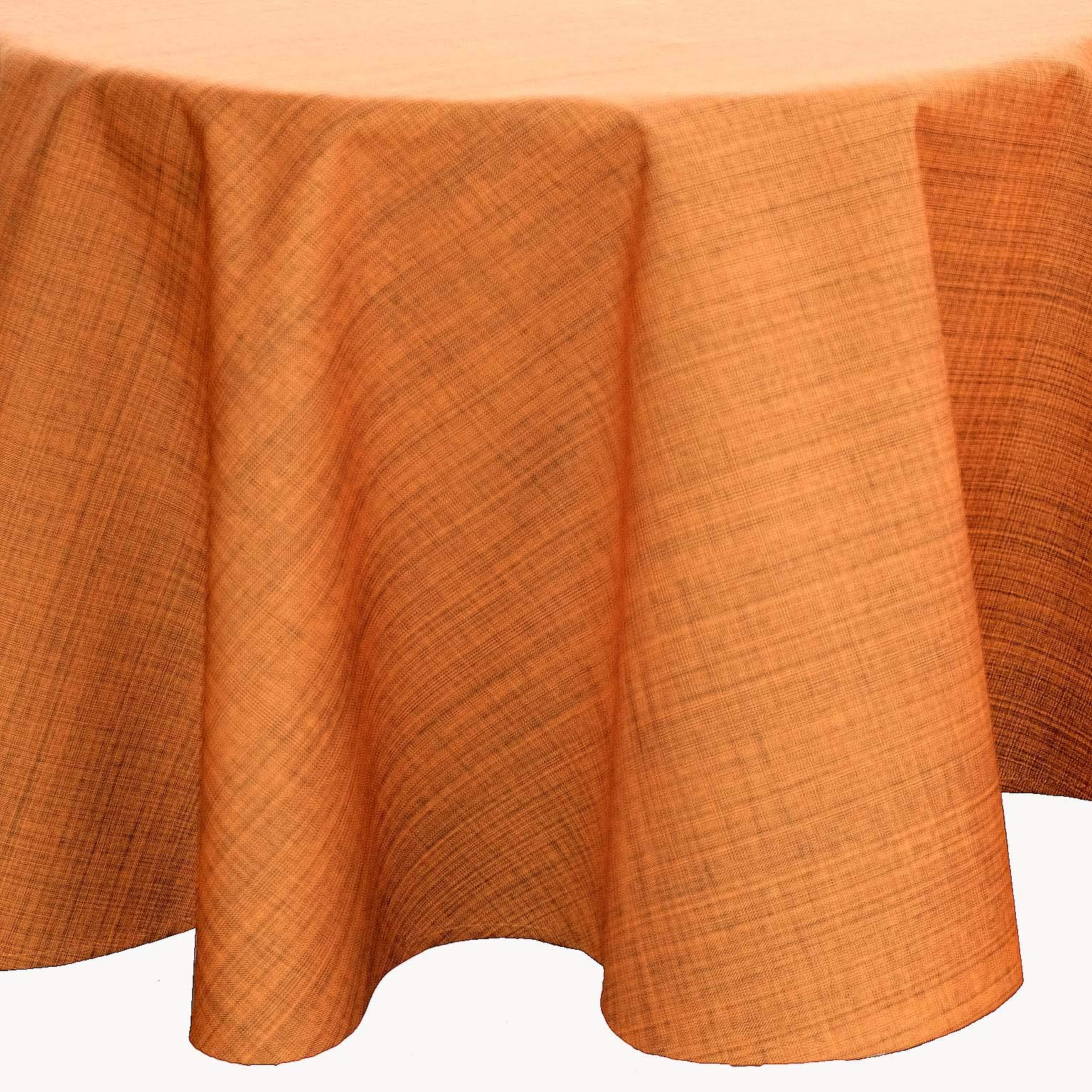 Outdoor Table Linen Weatherproof for Outdoor and Indoor Use (145 cm Round, Terracotta)
