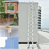 Royalswill 5M Telescopic Ladder with Hooks 16.5FT Aluminium Extension Ladder view 8