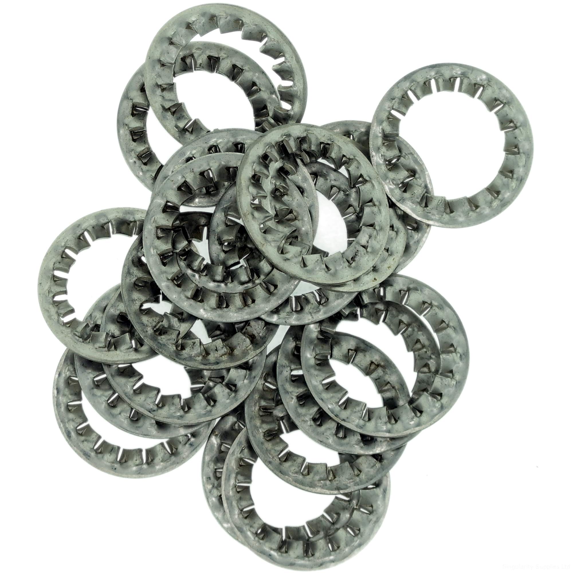 M10 (10mm) Shakeproof Washer (Internal Serrated) - Stainless Steel (A2) (Pack of 20) — image 1