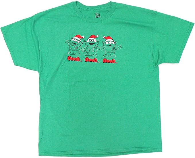 Amazon Co Jp サンタ帽子をかぶった エイリアン トイ ストーリー 4 Toy Story 4 古着ｔシャツ 緑 2xl ディズニー ピクサー ホビー
