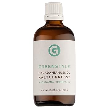 macadamianussol 100ml reines kaltgepresstes ol zur pflege von haut und haar von greenstyle