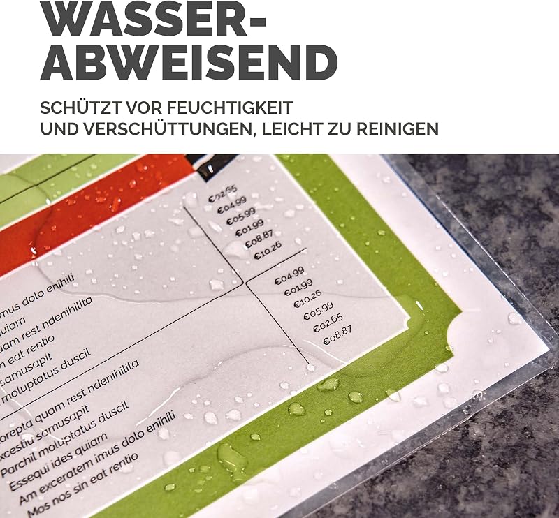 Apex A4 Laminierfolien, glänzende Oberfläche, 100 Blatt, Standard A4, Ideal für Fotos und Informationshinweise mit optimalem Kontrast