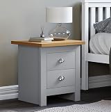 Blisswood 3 Piece Bedroom Furniture Set Grey, Wardrobe & Chest of Drawers view 7