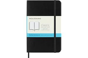 Moleskine Classic Notebook, Soft Cover, Pocket (3.5" x 5.5") Dotted, Black, 192 Pages