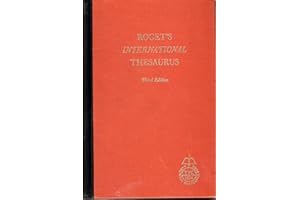 Rogets International Thesaurus - Third Edition