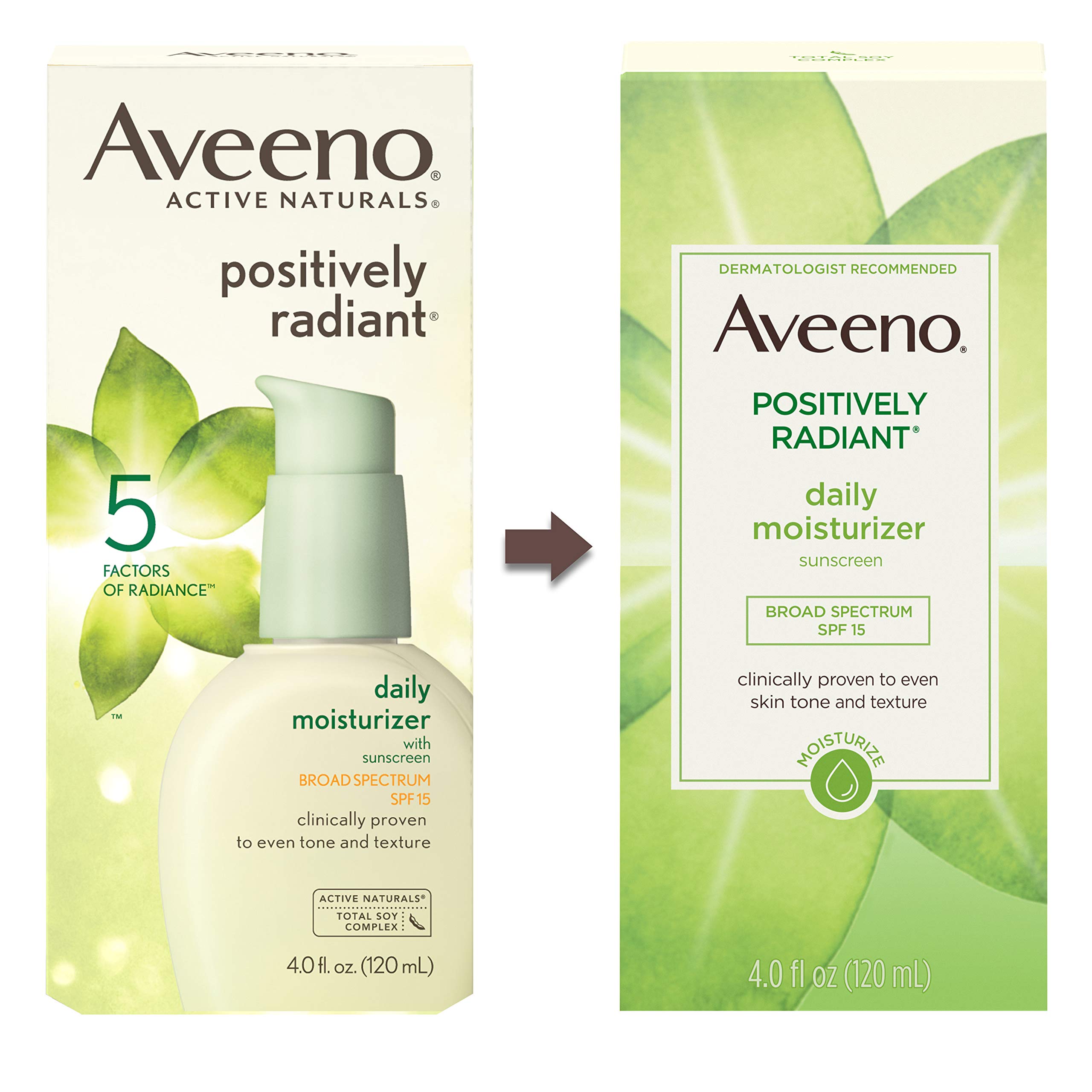 Aveeno Positively Radiant Daily Face Moisturizer with Broad Spectrum
