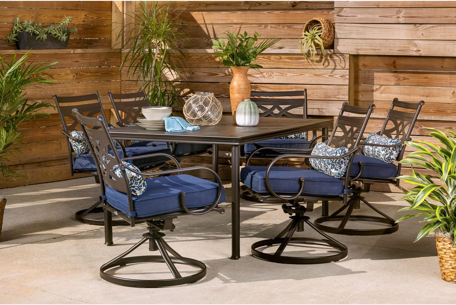 7 Piece High Top Patio Dining Set Off 69