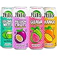 NILO Variety Pack | 100% Squeezed Juice Guava Mango Coconut Water Passion Fruit | NO Sugar added | NON GMO | NOT From Concentrate | 10.82 oz (Pack of 12)