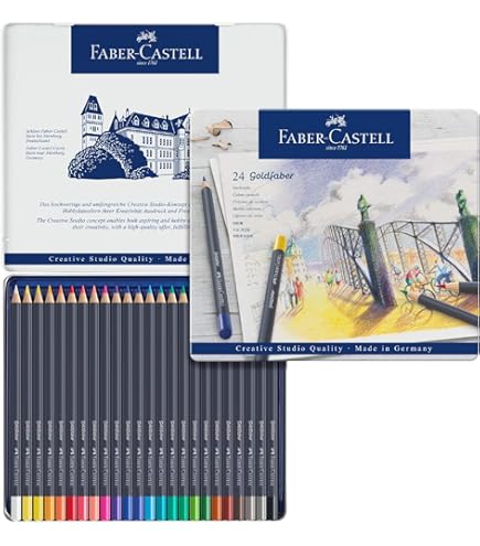 Amazon.com : Faber-Castell Goldfaber Aqua Pastel Watercolor