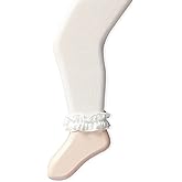 Jefferies Socks Baby-girls Infant Ruffle Footless Tight