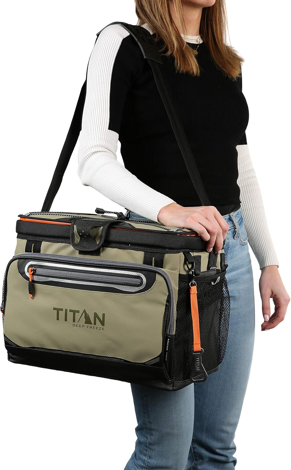 Arctic Zone Titan Deep Freeze 30 Can Zipperless HardBody Cooler, Moss (1718IL918763): Sports & Outdoors
