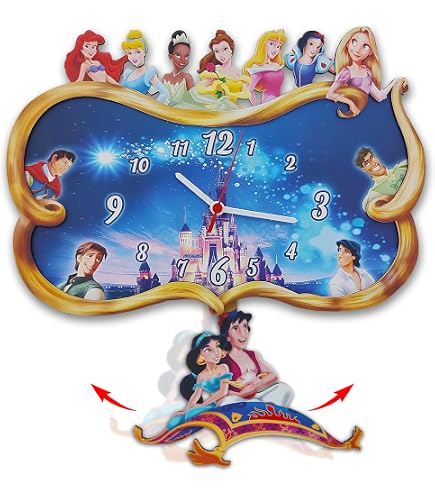 Disney CRYSTAL SEASON プレミアムウォールクロック Disney