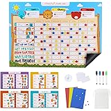 "ICH KANN ES" Belohnungstafel Magnetisch - Mit 26 Tiermagneten