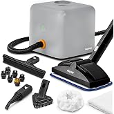 Dupray Neat Plus Steam Cleaner for Home - Essential Pack | 90s Fast heat up &amp; unlimited steam |Chemical-free cleaning for floor, car, wall, grout &amp; kitchen |Steam mop|17 Accessories