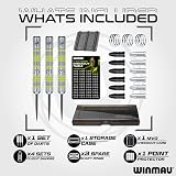 Winmau MvG 50 Piece Darts Gift Set Black/Green 4 Shafts Flights Accessories view 2