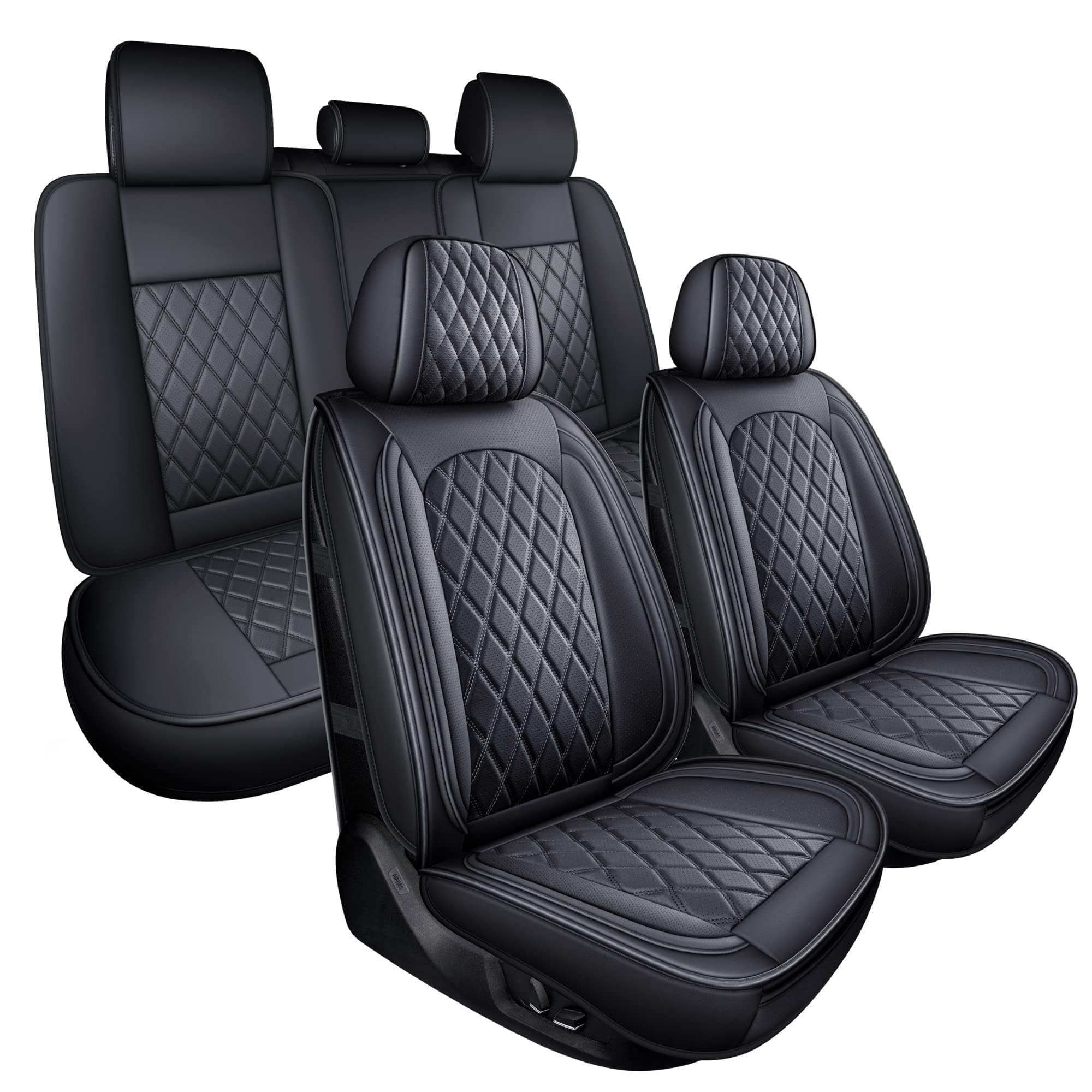 Photo 1 of MIROZO Seat Covers Full Set,Car Seat Covers Breathable Car Seat Protector Waterproof Fit for Most Sedan, Truck and SUV for Elantra Sonata Sportage CRV Accord Chevy Equinox