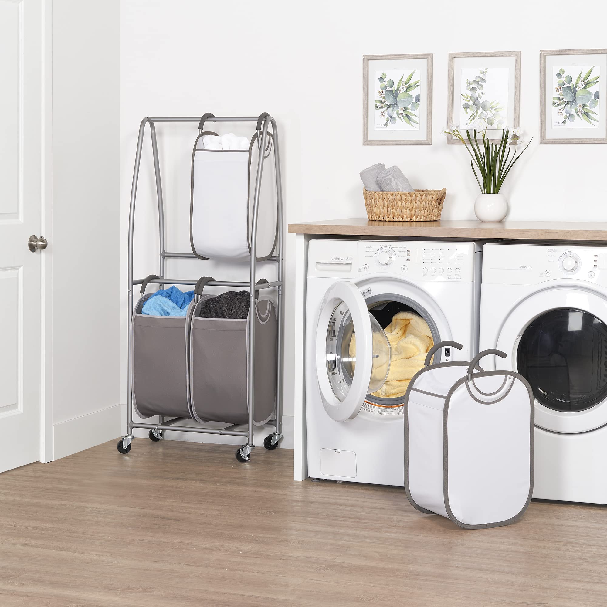 NEATFREAK 2 Tier Laundry Cart
