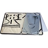 The Beadsmith Bead Folio Kit – Basic Elements – 28” U Channel Bead Board with Lid, Zippered Storage Case & 4-Piece Plier Set– Keep Your Designs, Beads & Tools Secure – Jewelry Making Supplies