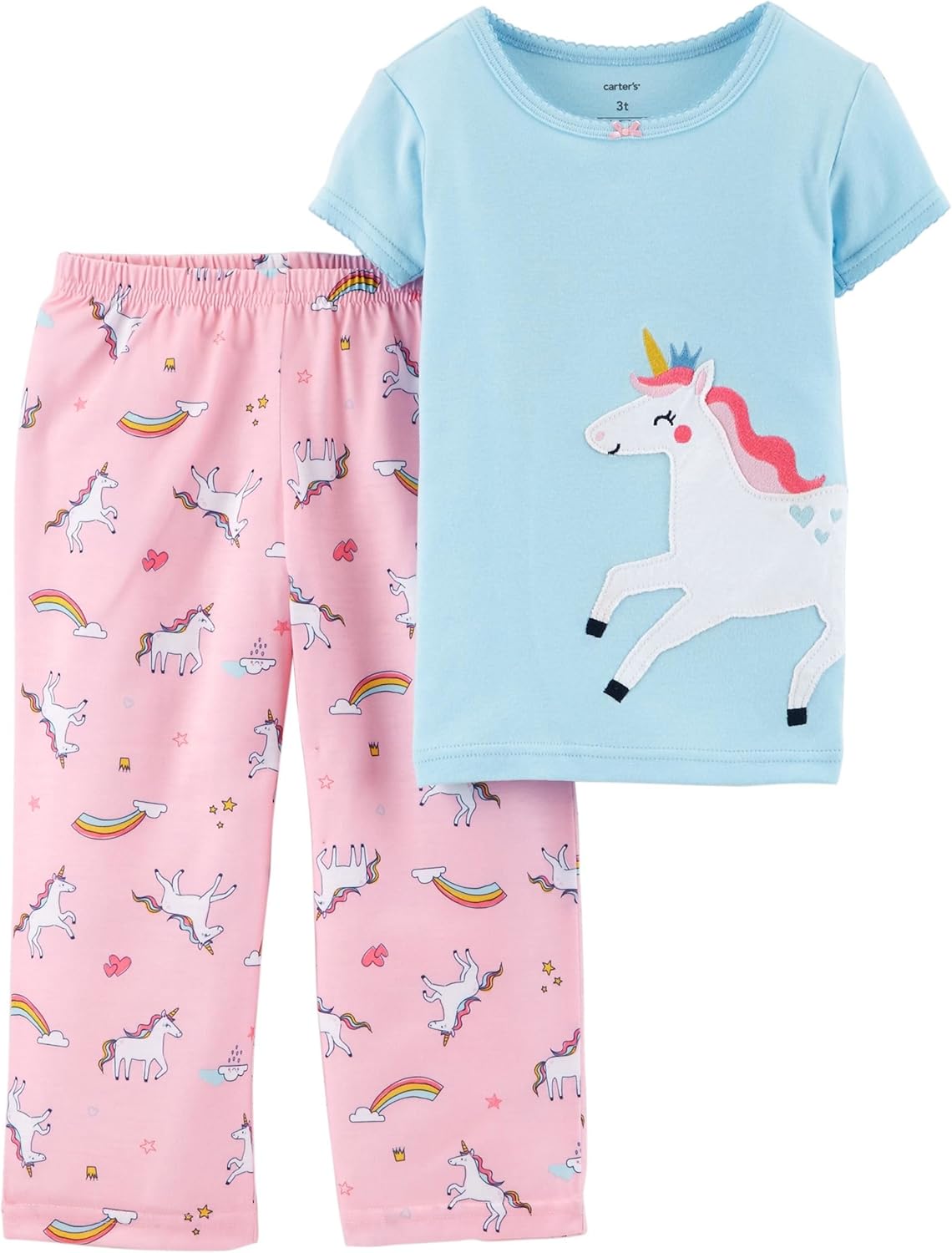 carters baby girl dinosaur pajamas