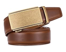 guvoosm Mens Belt,Ratchet Dress Adjustable Belts