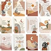 Tatuo 24 Pcs Positive Affirmation Notebooks Inspirational Notebook Small Motivational Encouragement Notepads Daily Affirmations Journal for Women Men Adult Party Favor Coworker Gifts(Rainbow)