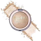 Milani Baked Highlighter - Long-Lasting Powder for Natural Radiant Glow- Buildable & Blendable Face Makeup with Lit-From-Within Finish- Vegan, Cruelty-Free & Talc-Free, Made in Italy, Champagne D'oro