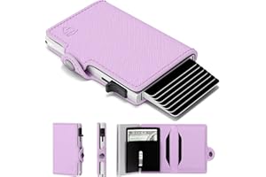 Conceal Plus Small RFID Wallet for Women, Slim Compact RFID Blocking Credit Card Holder Womens Wallet, Smart Pop Up Minimalist Card Case, Holds 4-6 Standard Cards Plus Cash & ID, Compact Travel Wallet