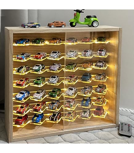 Amazon.com: 2 Pack Hot Wheels Storage Display Case Wall Mounted