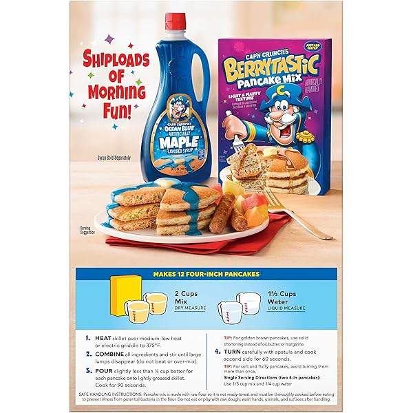 CAP’N CRUNCH BERRYTASTIC PANCAKE MIX