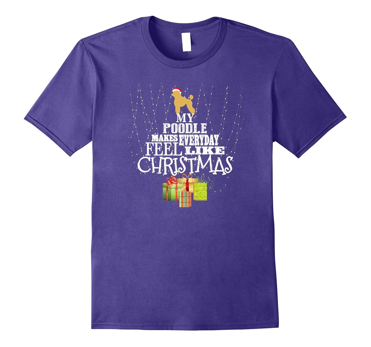 Poodle Christmas Best Poodle Shirt-ANZ