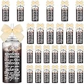 Skylety 24 Pack Employee Appreciation Gift Bulk for Women Inspirational Cups with Lid Straw Bow 13.5 oz Skinny Plastic Tumbler Motivational Team Gifts for Office Coworker Staff