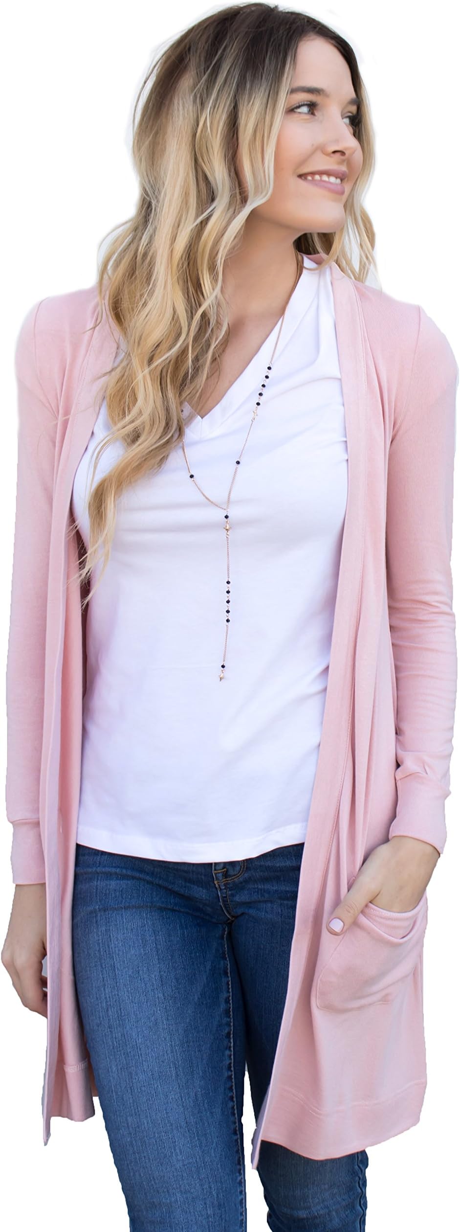 Women’s Soft Long Sleeve Pocket Cardigan