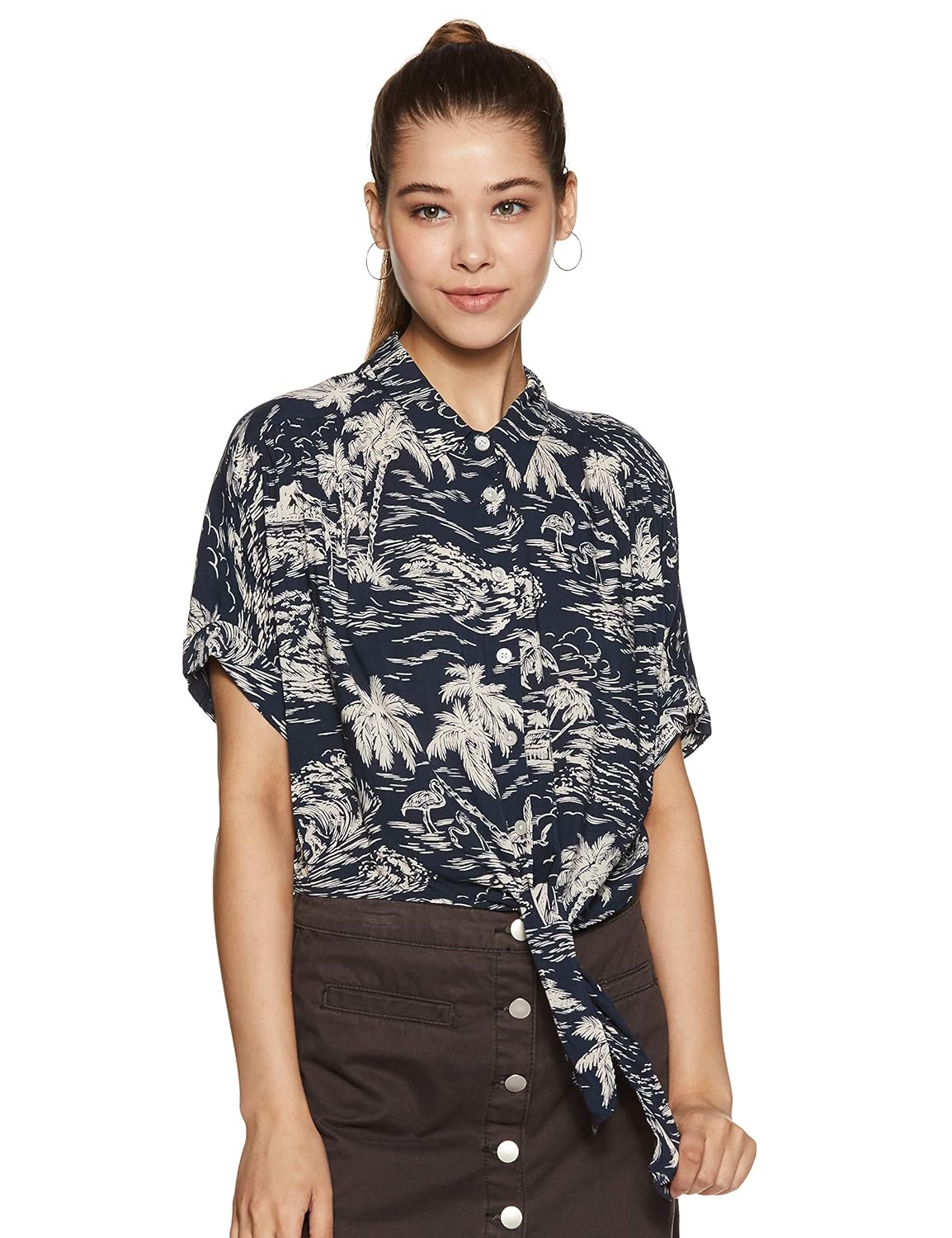 Buy American Eagle Women's Loose Fit Shirt at Amazon.in
