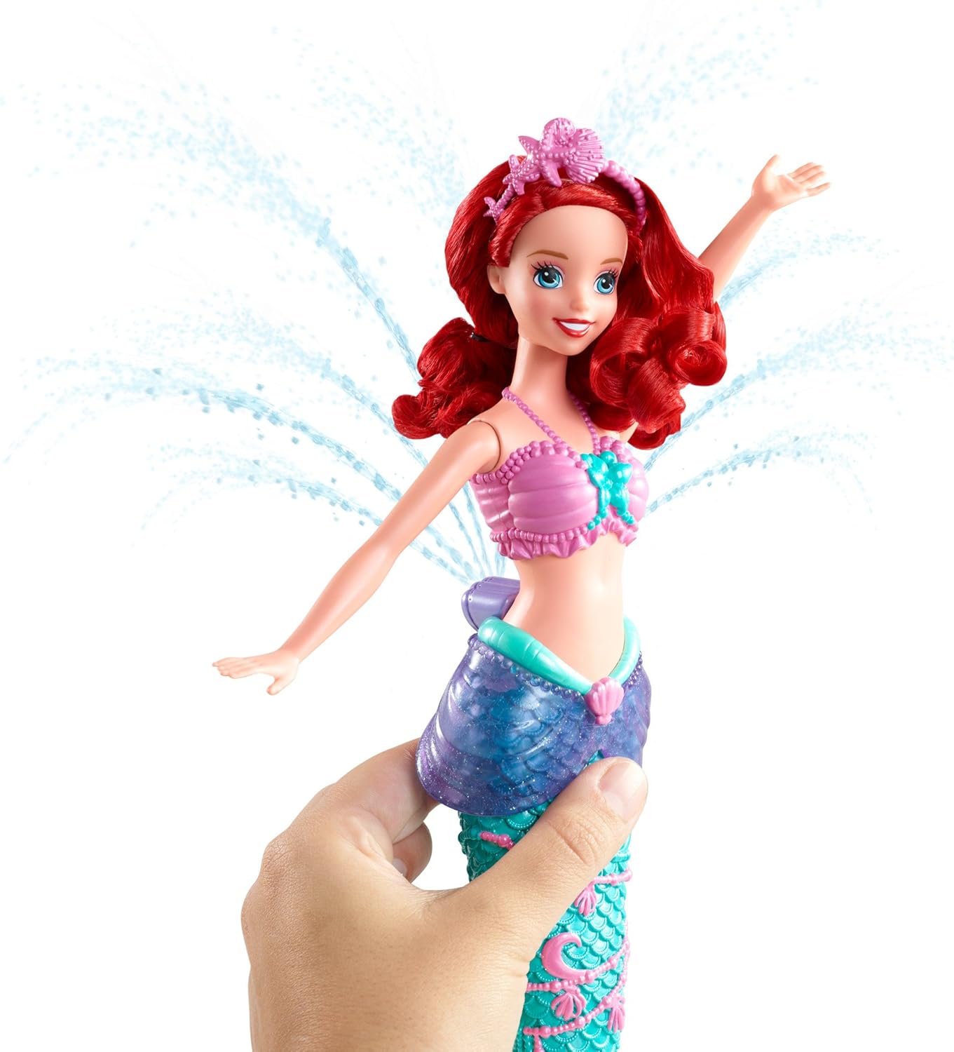 little mermaid water doll