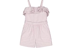 Hope & Henry Girls Sleeveless Bow Romper